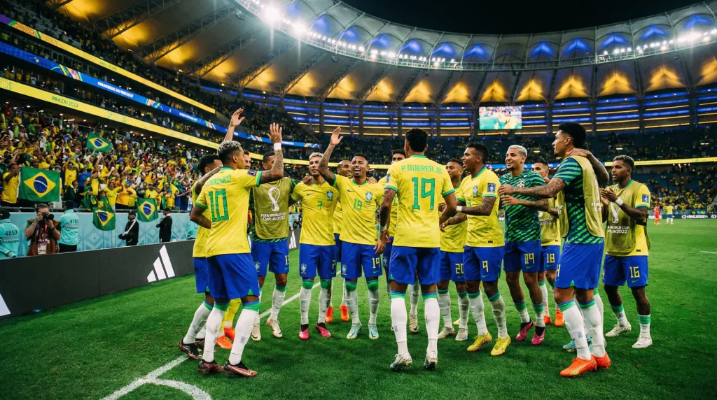 Brazīlijas futbola izlase Pasaules kausa 2026 turnīrā — Vinisiuss Juniors un komanda