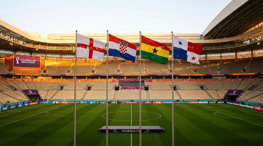 L grupas komandas Pasaules kausa 2026 turnīrā — Anglija, Horvātija, Gana un Panama