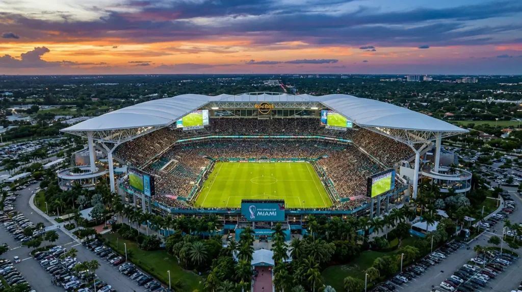 Hard Rock Stadium Maiami — Pasaules kausa 2026 norises vieta Floridā